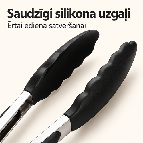 Saudzīgi silikona uzgaļi ēdiena satveršanai